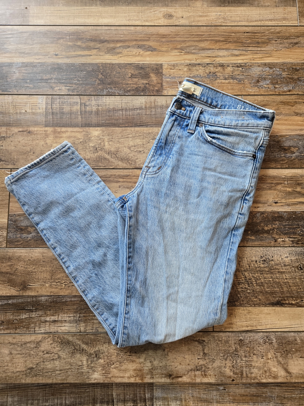 Madewell Men Slim Fit Jeans Light Wash Denim Fair Trade Size 31x30